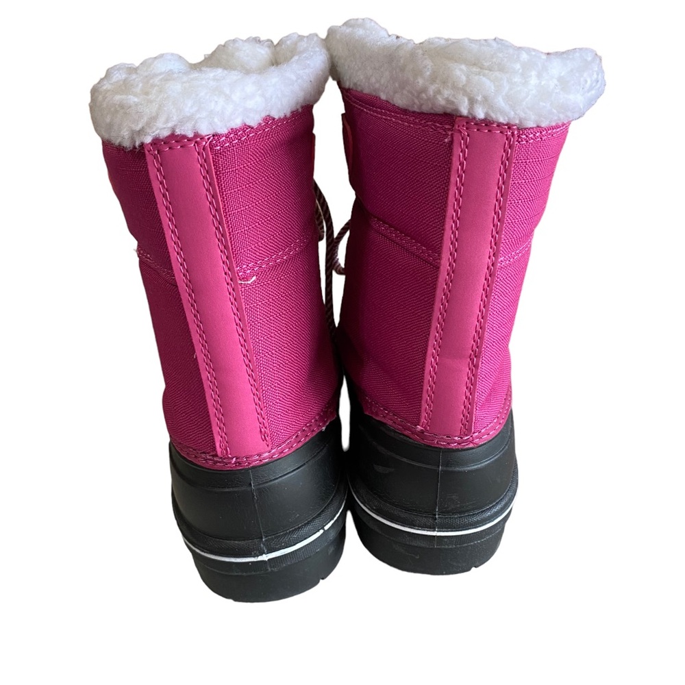 Cat & Jack Snow Boots Size 4 Like New - Picture 2 of 5